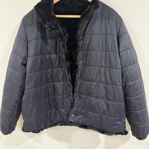 Nicole Miller Black Puffer Jacket